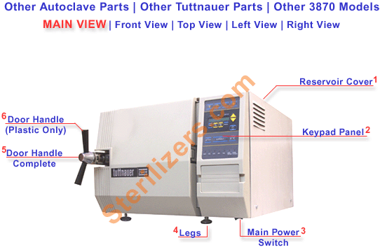 Tuttnauer 3870 E Sterilizer Main View